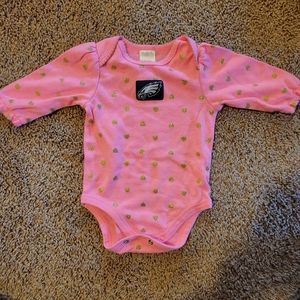 Philadelphia Eagles pink body suit
